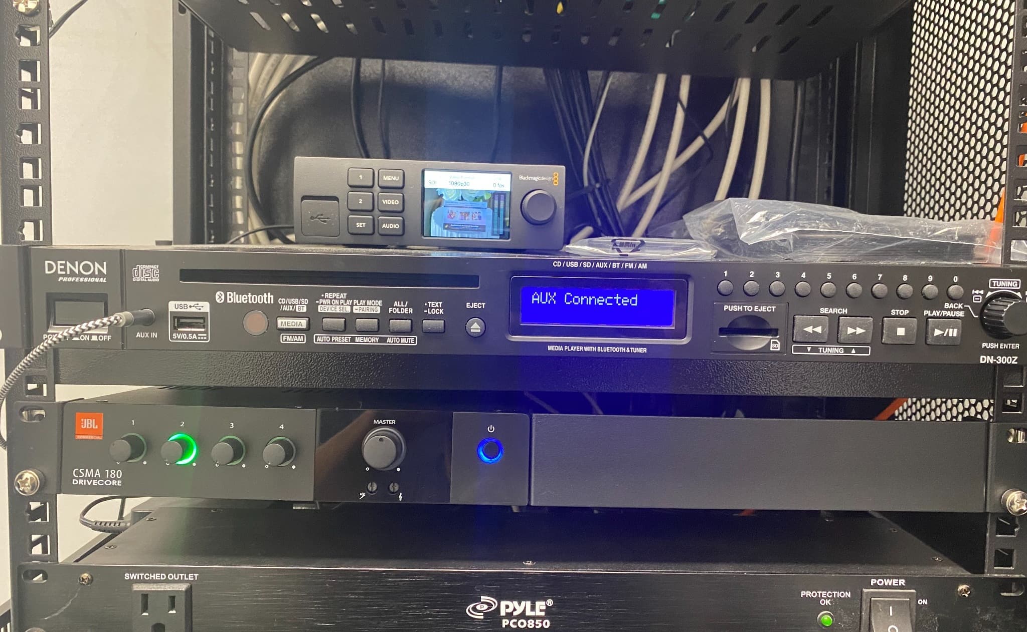 Livestream and audio equipment supporting funeral home memorial services