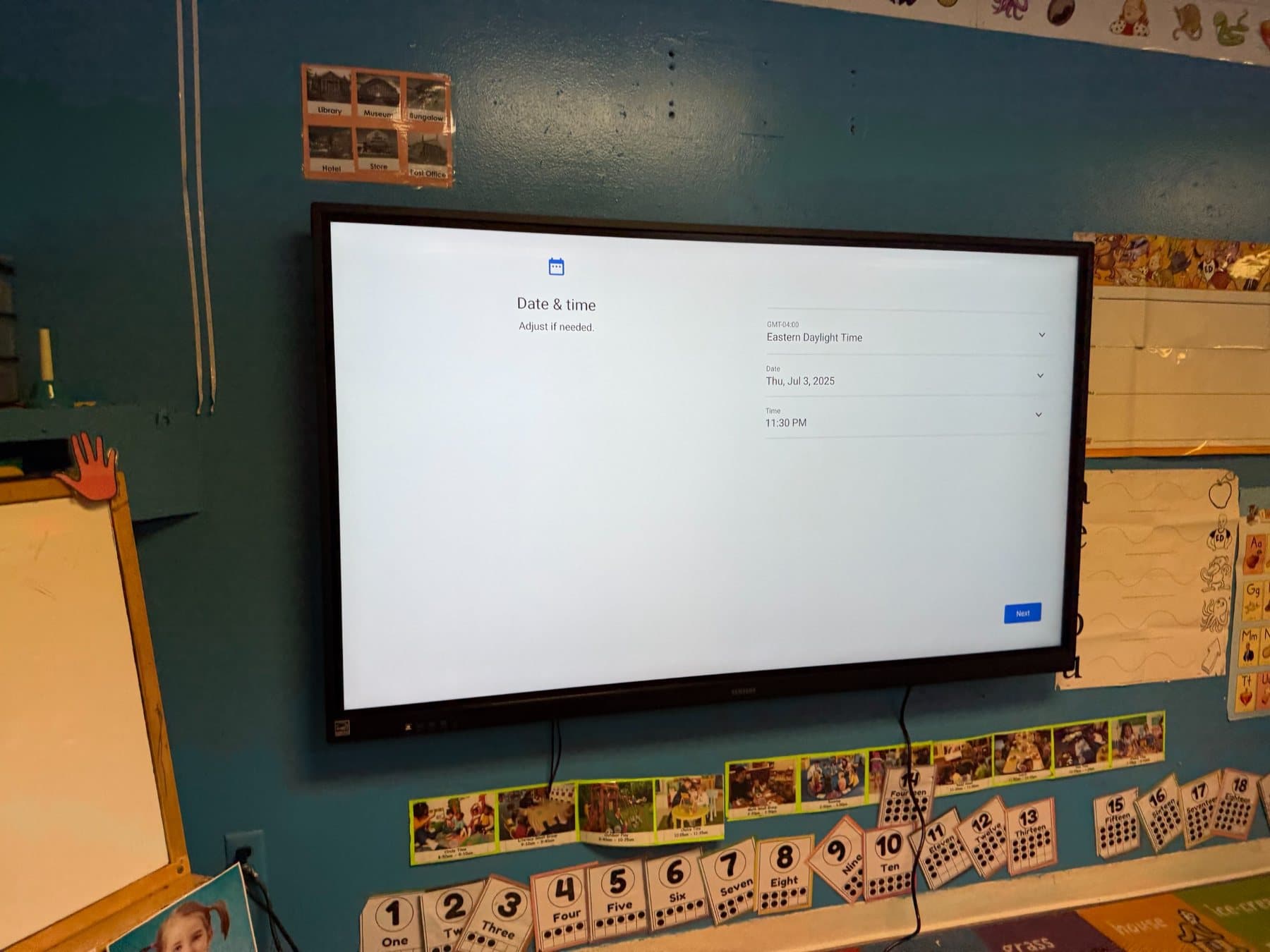 Page Academy interactive classroom technology upgrade